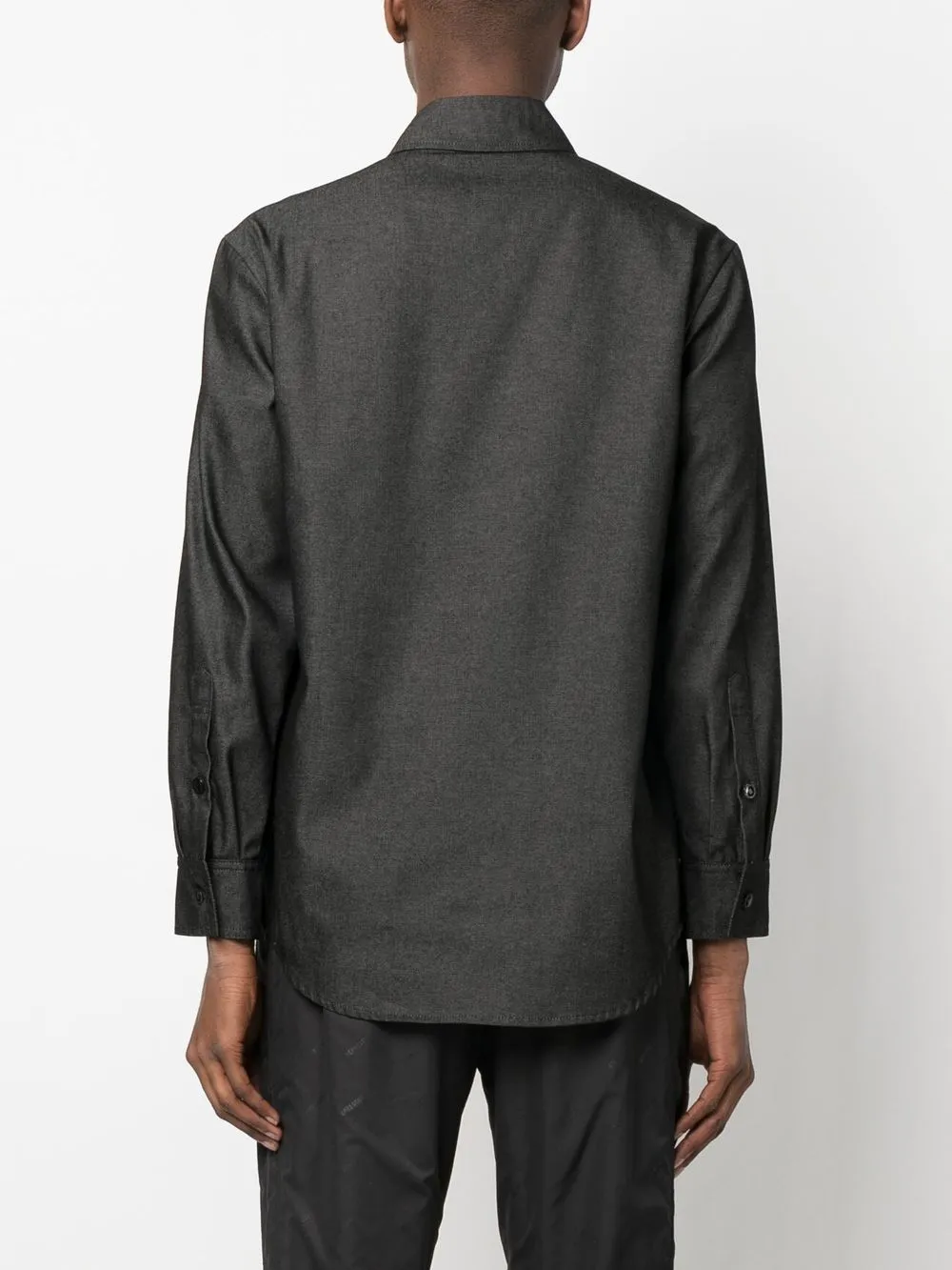 Raf Simons logo-patch button-up Shirt - Farfetch