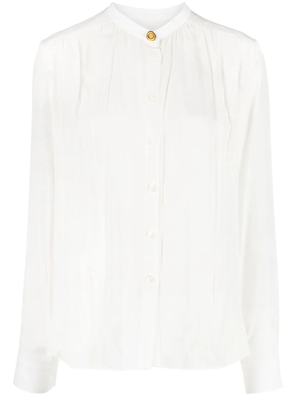 

Marni long-sleeve silk shirt - White