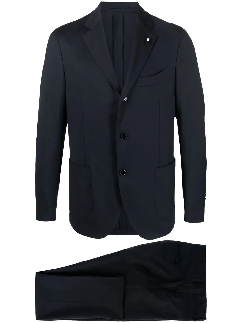 

Lardini single-breasted wool suit - Blue