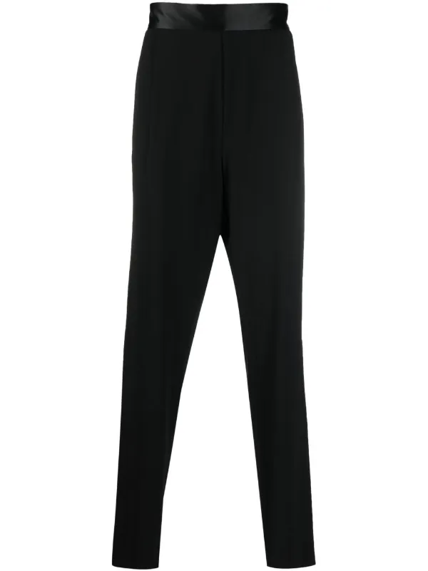 GIORGIO ARMANI 　メンズ テーパード調パンツ SIZE46 Giorgio Armani テーパードパンツ | ブラック | FARFETCH JP