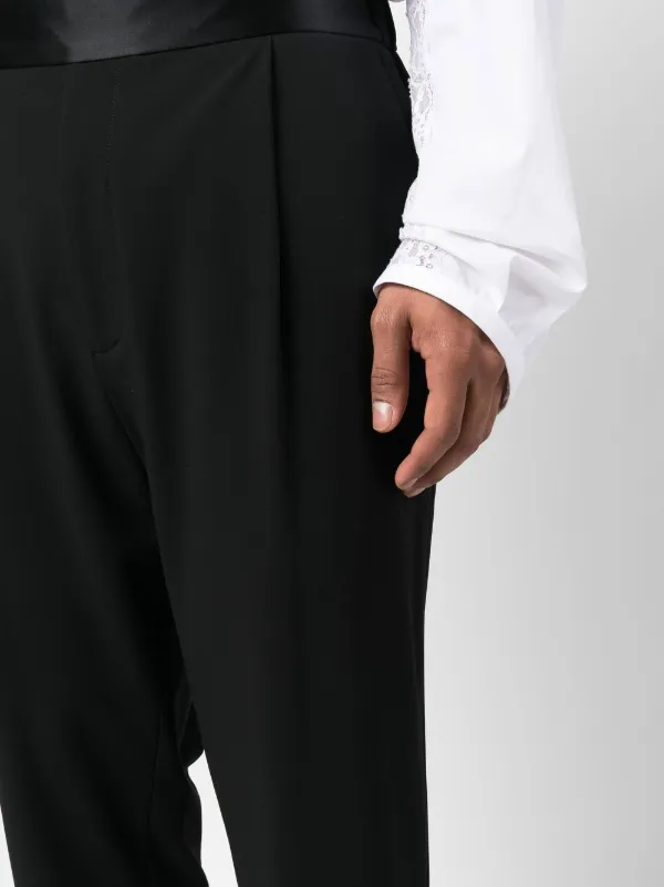 Giorgio Armani テーパードパンツ | ブラック | FARFETCH JP