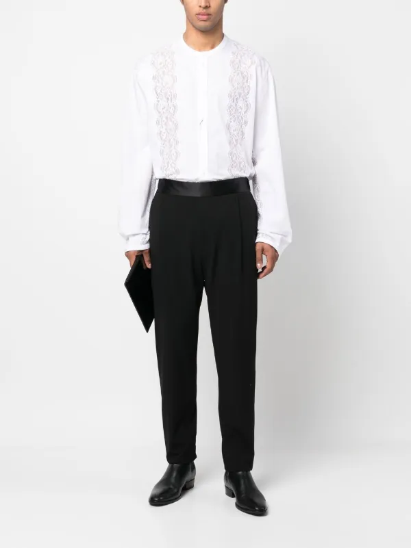 Giorgio Armani テーパードパンツ | ブラック | FARFETCH JP