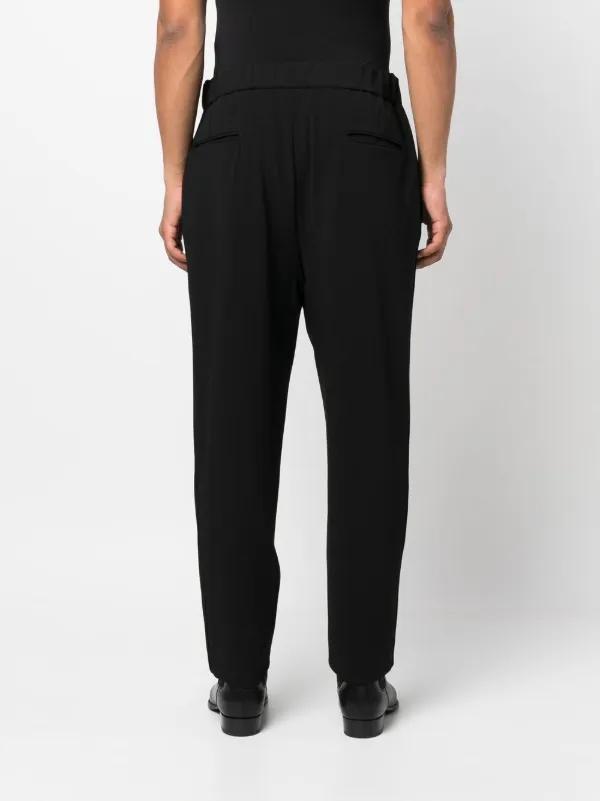 GIORGIO ARMANI 　メンズ テーパード調パンツ SIZE46 Giorgio Armani テーパードパンツ | ブラック | FARFETCH JP