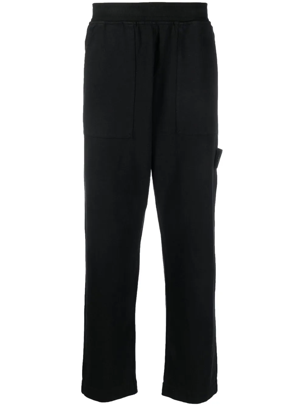 

Stone Island pantalones con aplique del logo - Negro