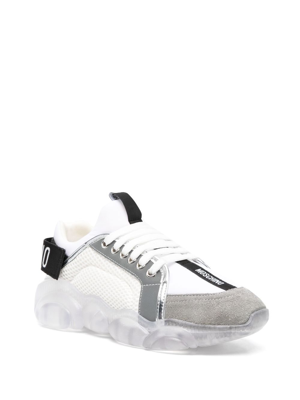 Moschino Teddy chunky sneakers - Wit