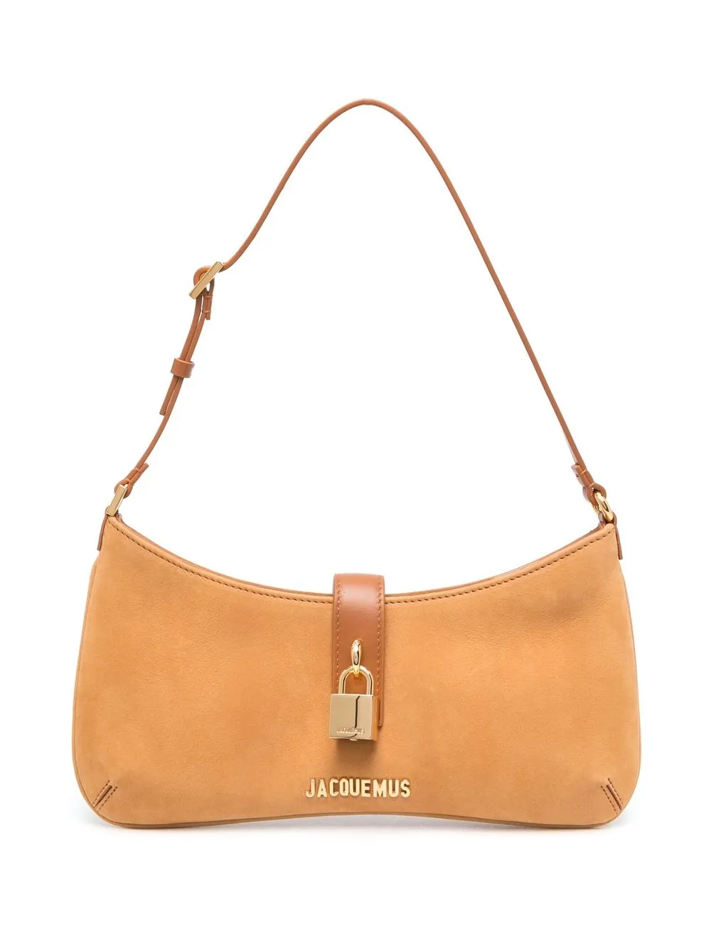 

Jacquemus Le Bisou Cadenas suede shoulder bag - Yellow