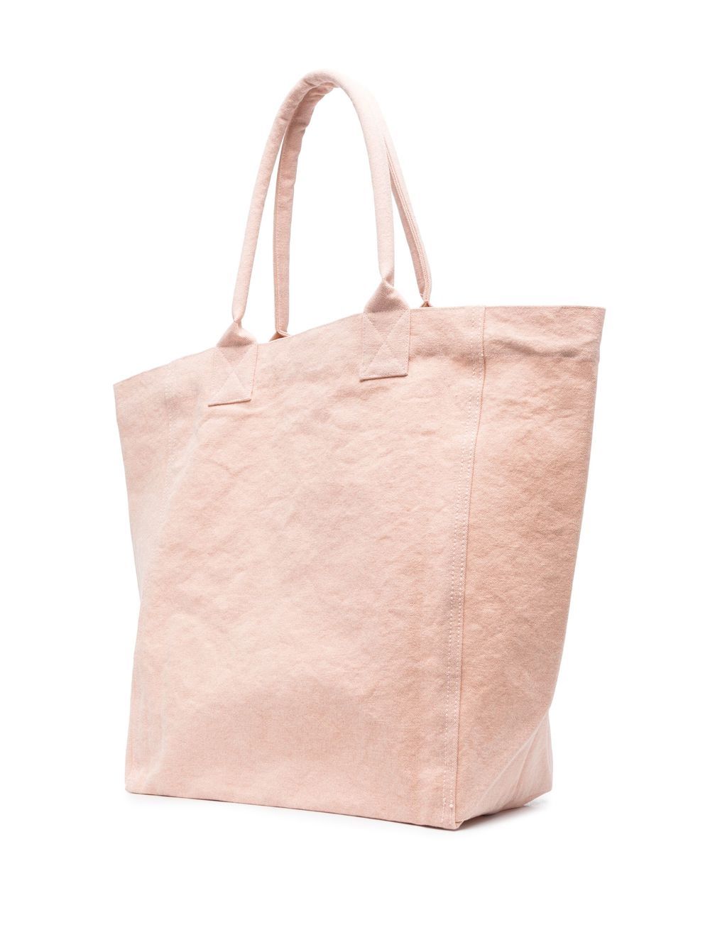 Isabel Marant Yenky Logo-embroidered Tote Bag In Pink 