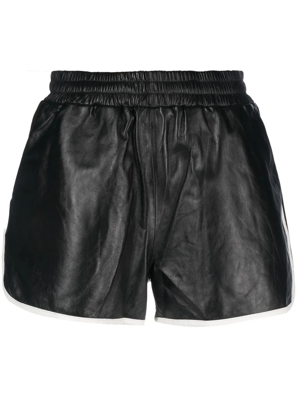 

STAND STUDIO leather short shorts - Black