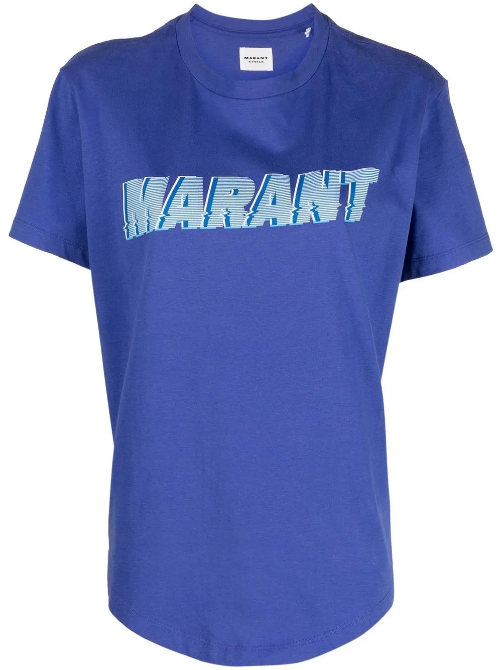 

Isabel Marant Étoile logo-print cotton T-shirt - Blue