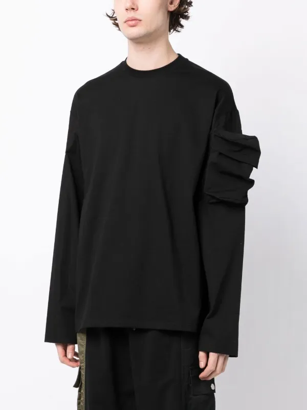 OAMC ポケットディテール ロングTシャツ | ブラック | FARFETCH JP