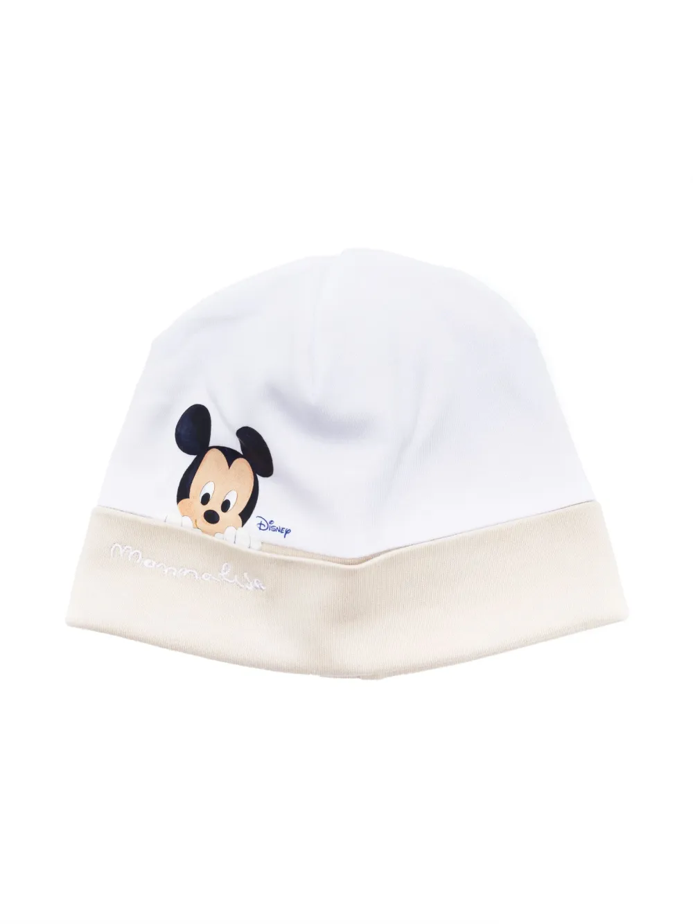 Monnalisa Babies' X Disney Mickey-mouse Beanie In White