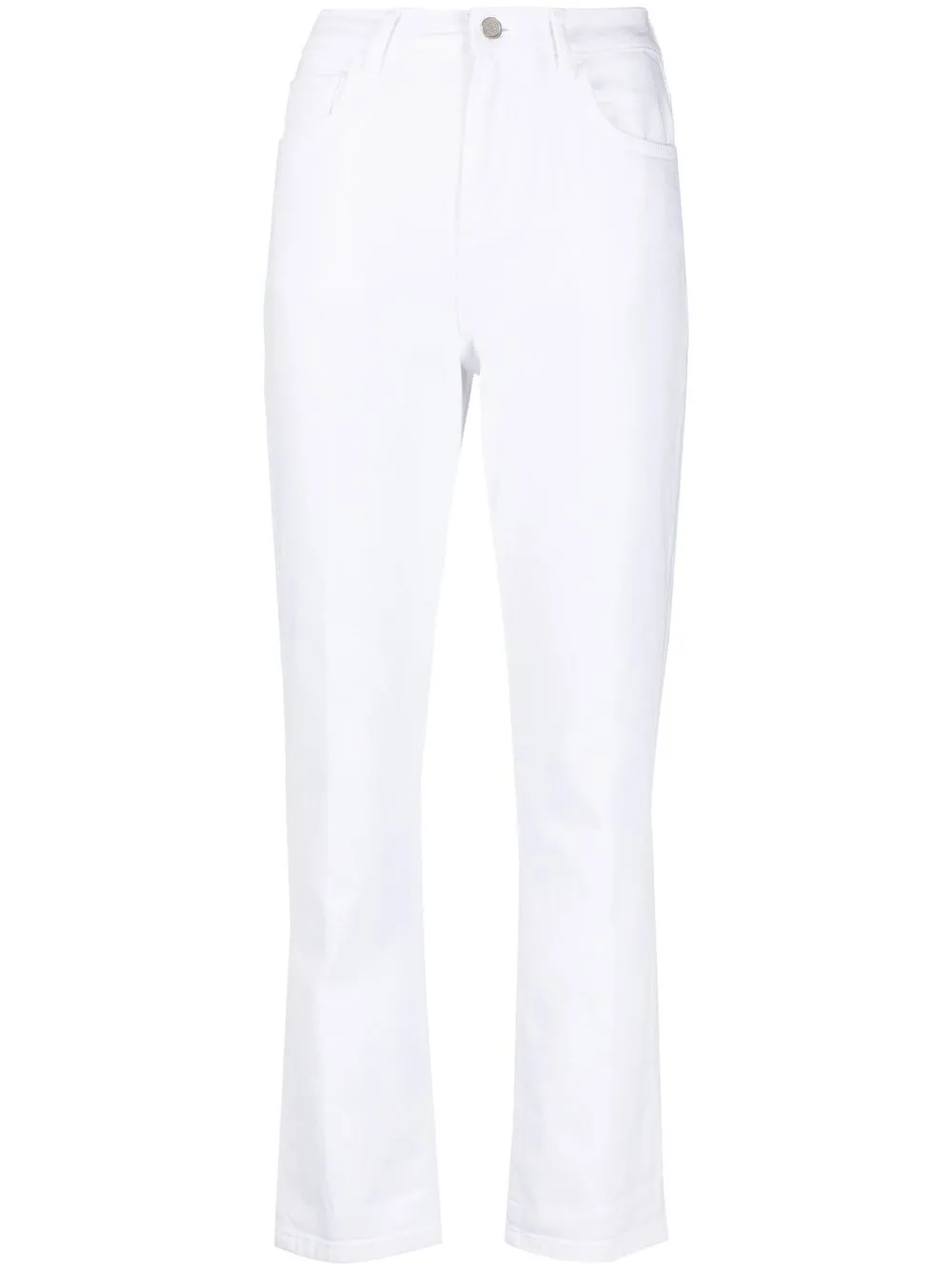 

LIU JO jeans capri con cinturón removible - Blanco