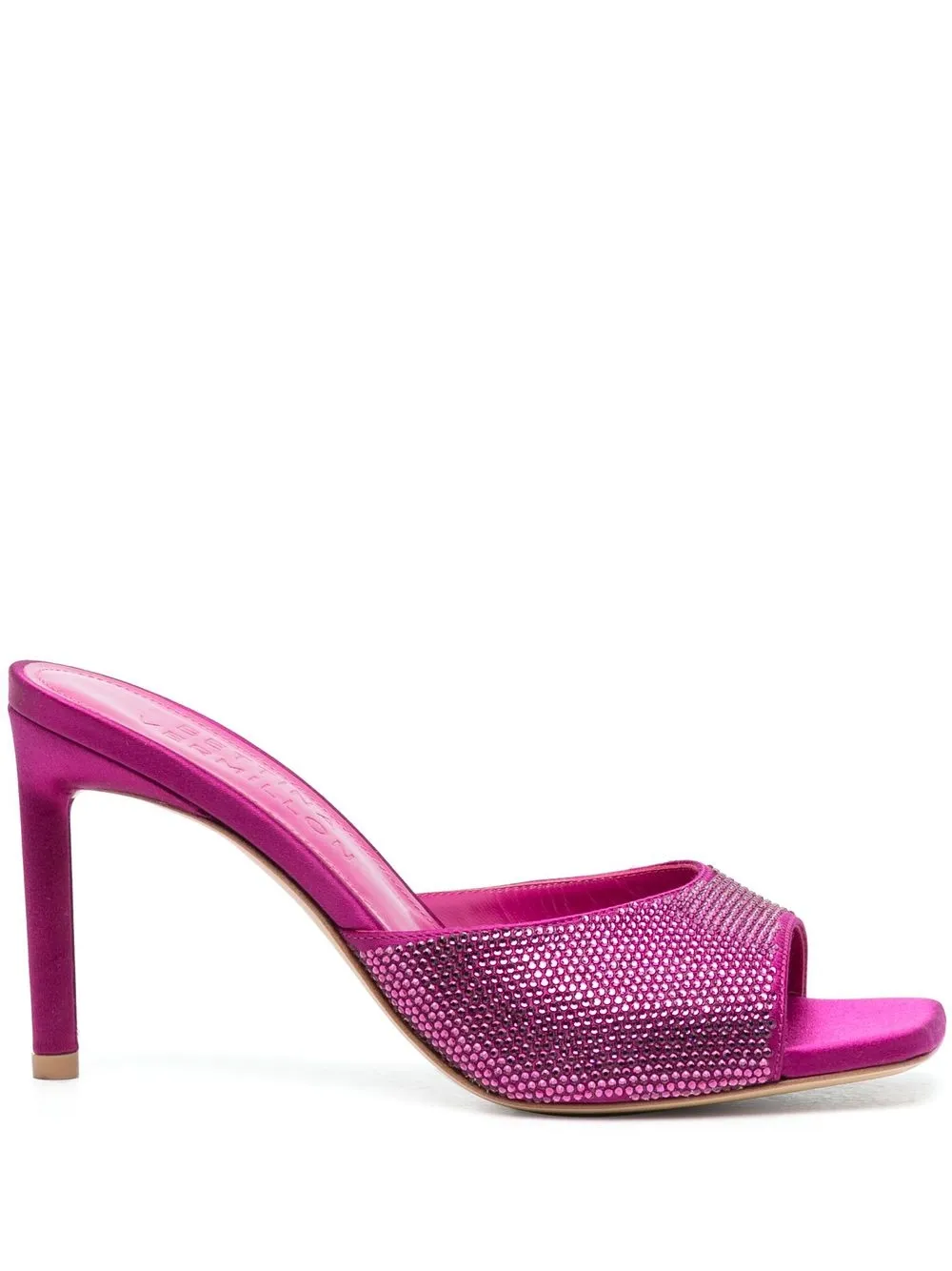 

BETTINA VERMILLON Jane Strass Mule - Rosado