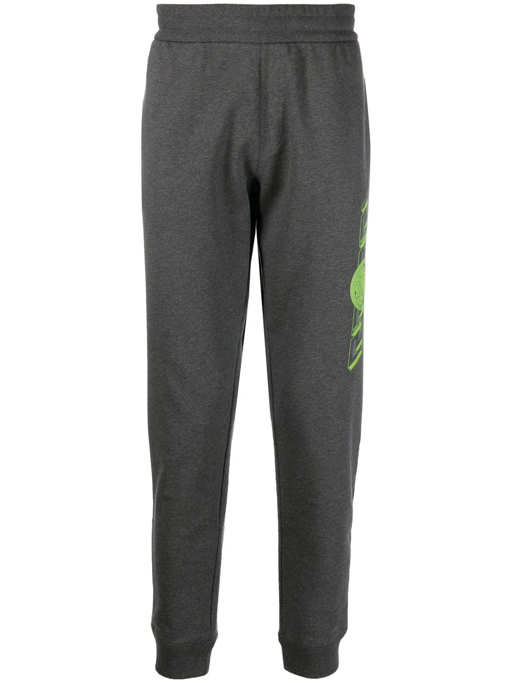 

Versace Medusa-print tapered sweatpants - Grey