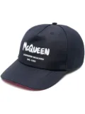 Alexander McQueen logo-print baseball cap - Blue