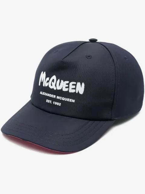 Alexander McQueen logo-print baseball cap