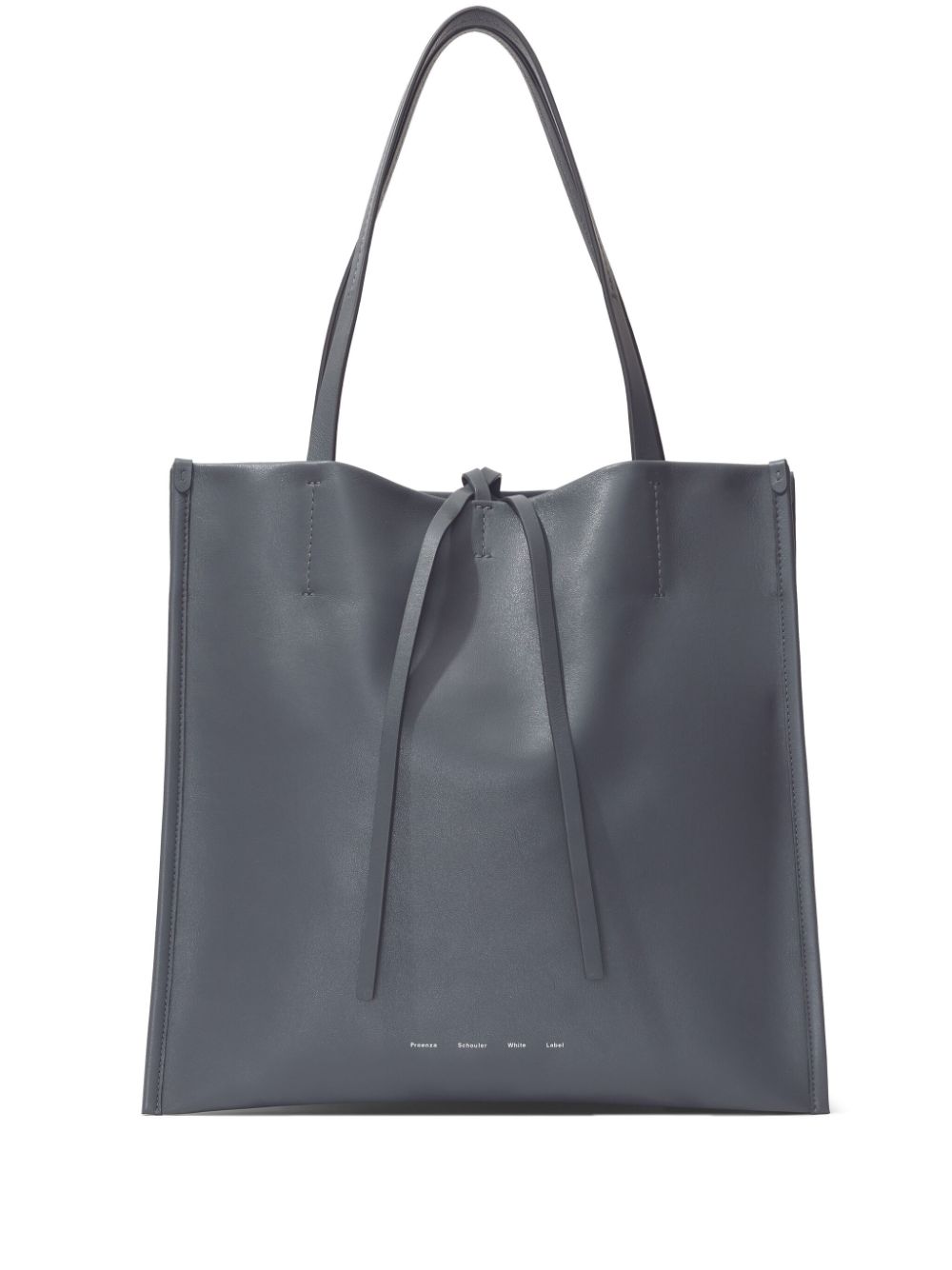 Proenza Schouler White Label Twin Leather Tote Bag In Grey