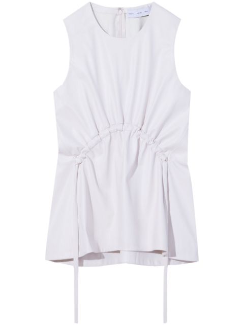 Proenza Schouler White Label drawstring-detail faux-leather top Women