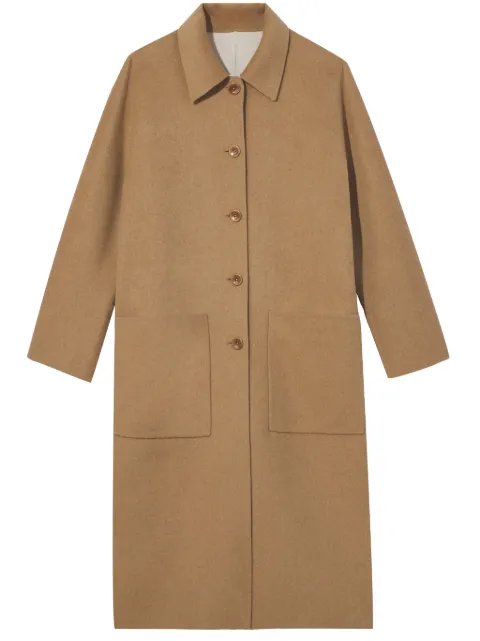 Proenza Schouler White Label Melton reversible buttoned peacoat