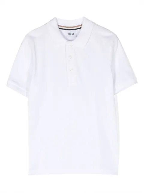 BOSS Kidswear Poloshirt met geborduurd logo