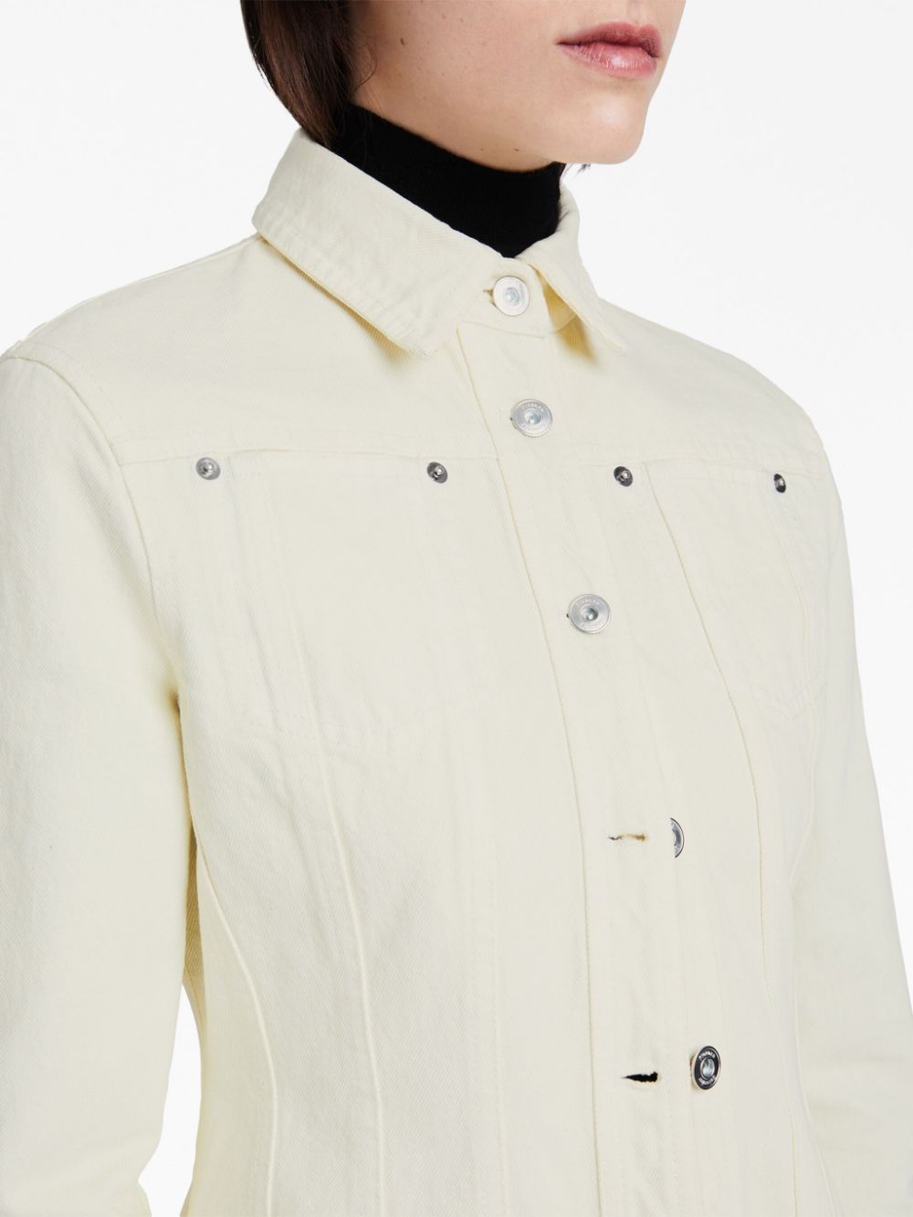 Proenza Schouler White Label buttoned panelled denim jacket Women