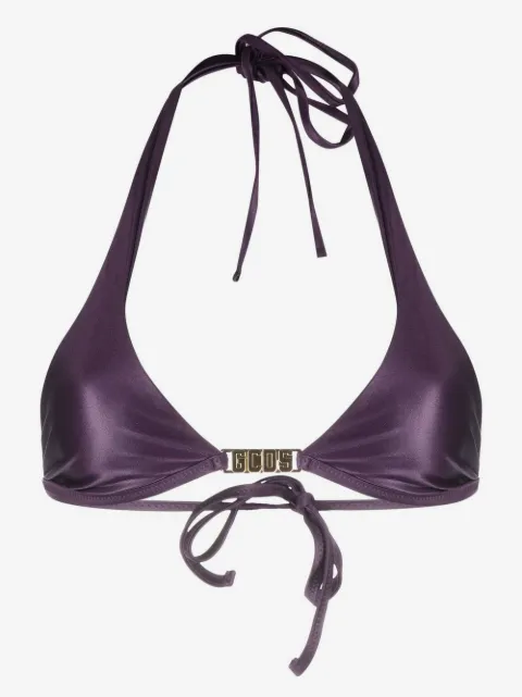 GCDS top de bikini con cuello halter
