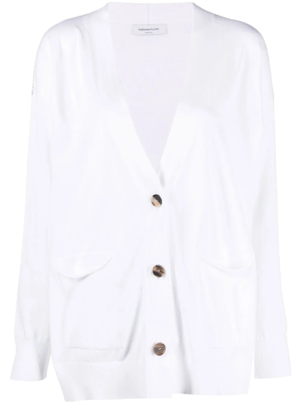 

Fabiana Filippi loose-fit cardigan - White