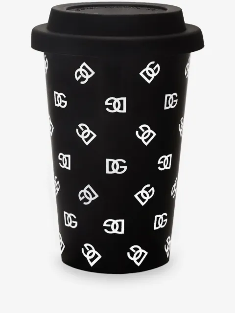 Dolce & Gabbana DG print reusable coffee cup