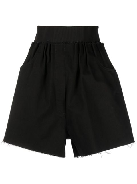 Raf Simons high-waisted cotton shorts