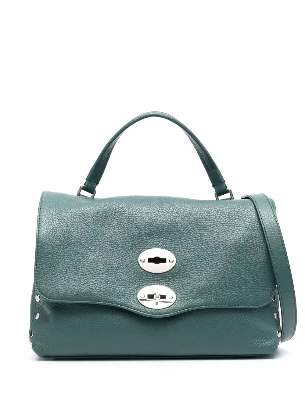 

Zanellato leather stud-detail tote bag - Green
