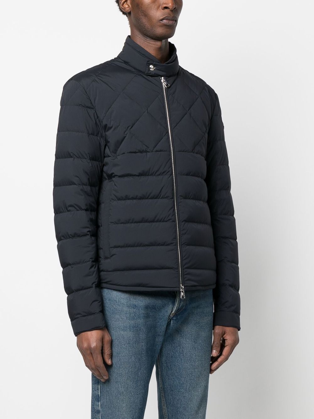 Moncler Choquart Quilted Shell Down Jacket In Blue | ModeSens