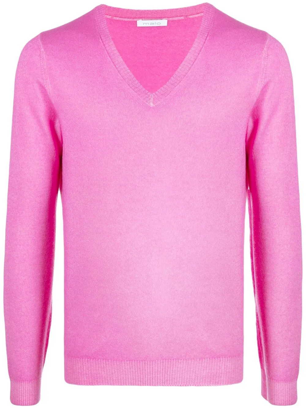 

Malo V-neck cashmere-blend jumper - Pink