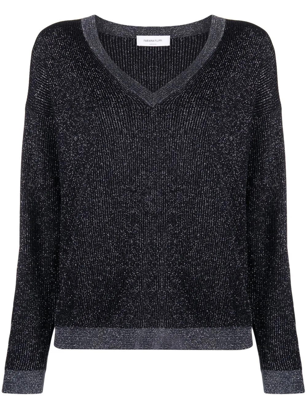 

Fabiana Filippi Pullover V-neck sweater - Black