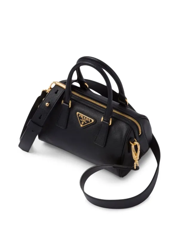 Prada Saffiano Leather Mini Bag, Black