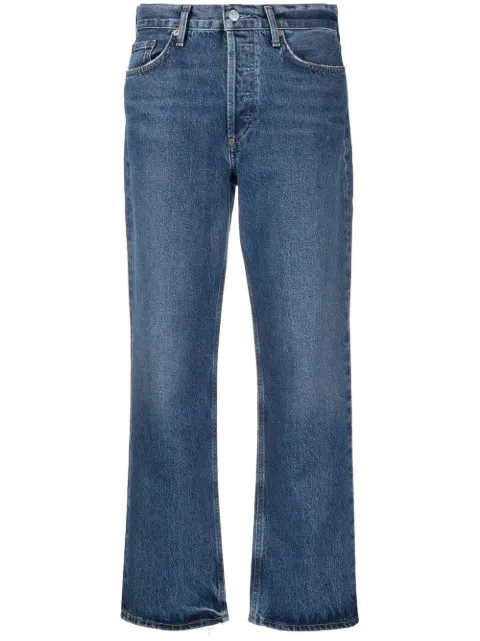 AGOLDE organic-cotton cropped jeans