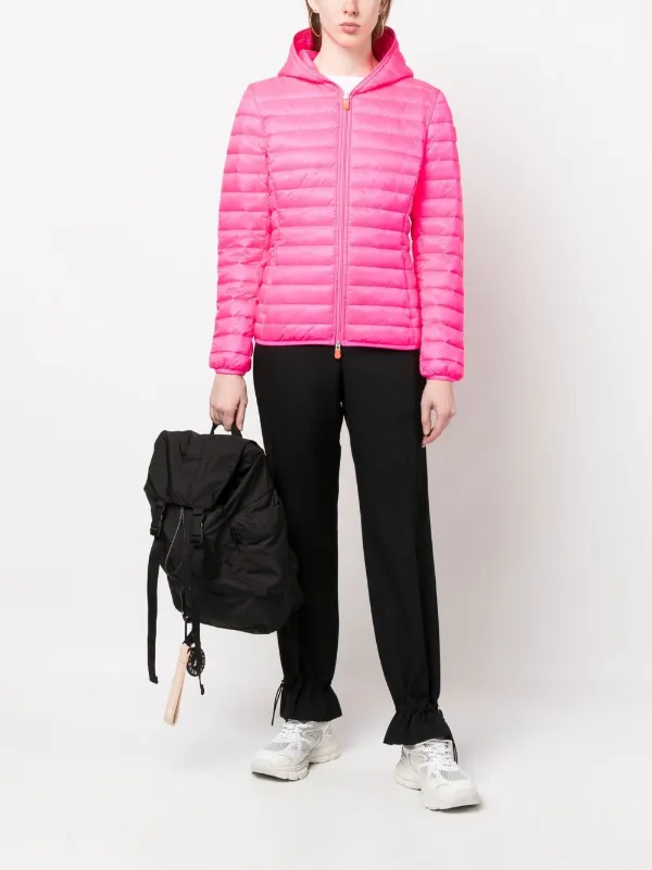 Ribbed cheap puffer jacket