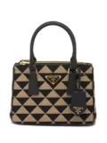Prada Symbole embroidered mini bag - Black