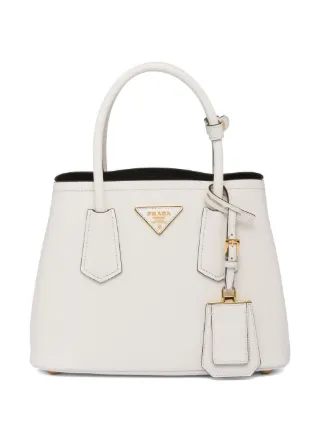 Prada Double Saffiano Leather Mini Bag Farfetch
