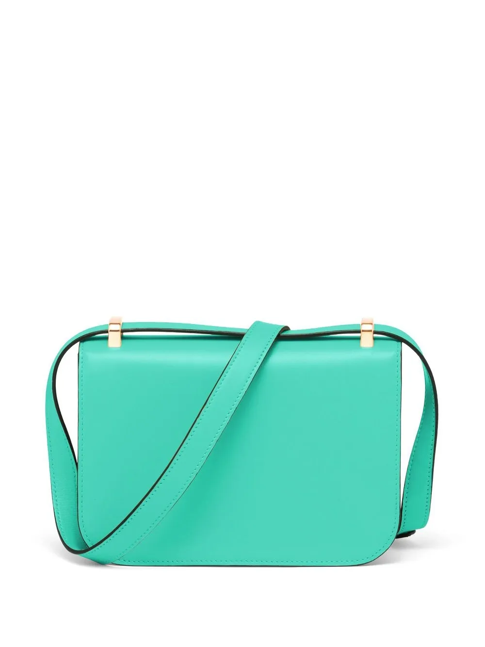 Prada Embl me Saffiano Leather Shoulder Bag Farfetch