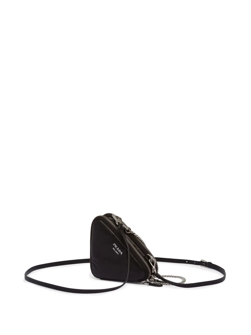 Prada Leren buidel - Zwart