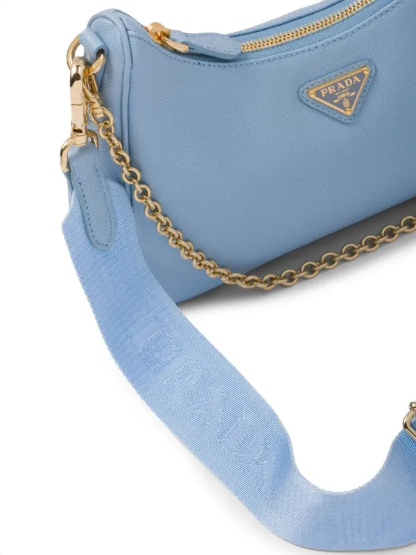 Prada Re Edition 2005 leather shoulder bag women Leather OS Blue