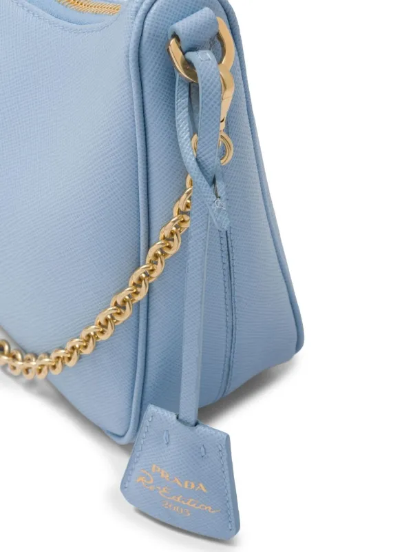 Prada baby blue shoulder bag sale