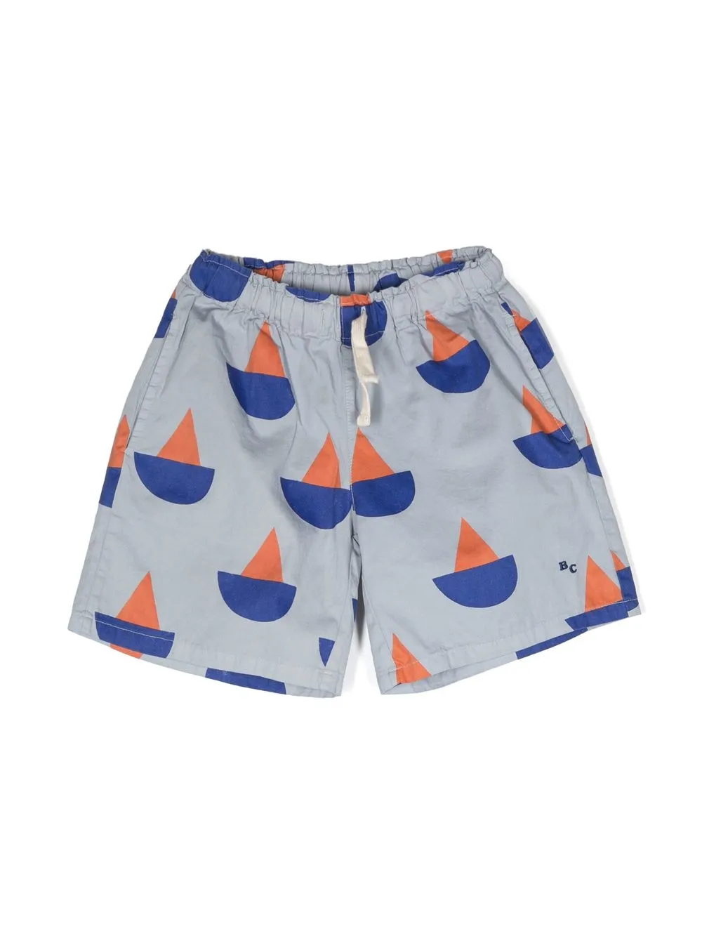 

Bobo Choses geometric-print cotton shorts - Blue