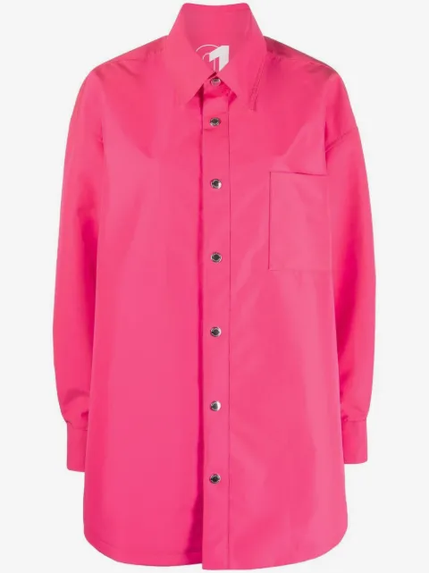 Khrisjoy Hemdjacke mit Logo-Print