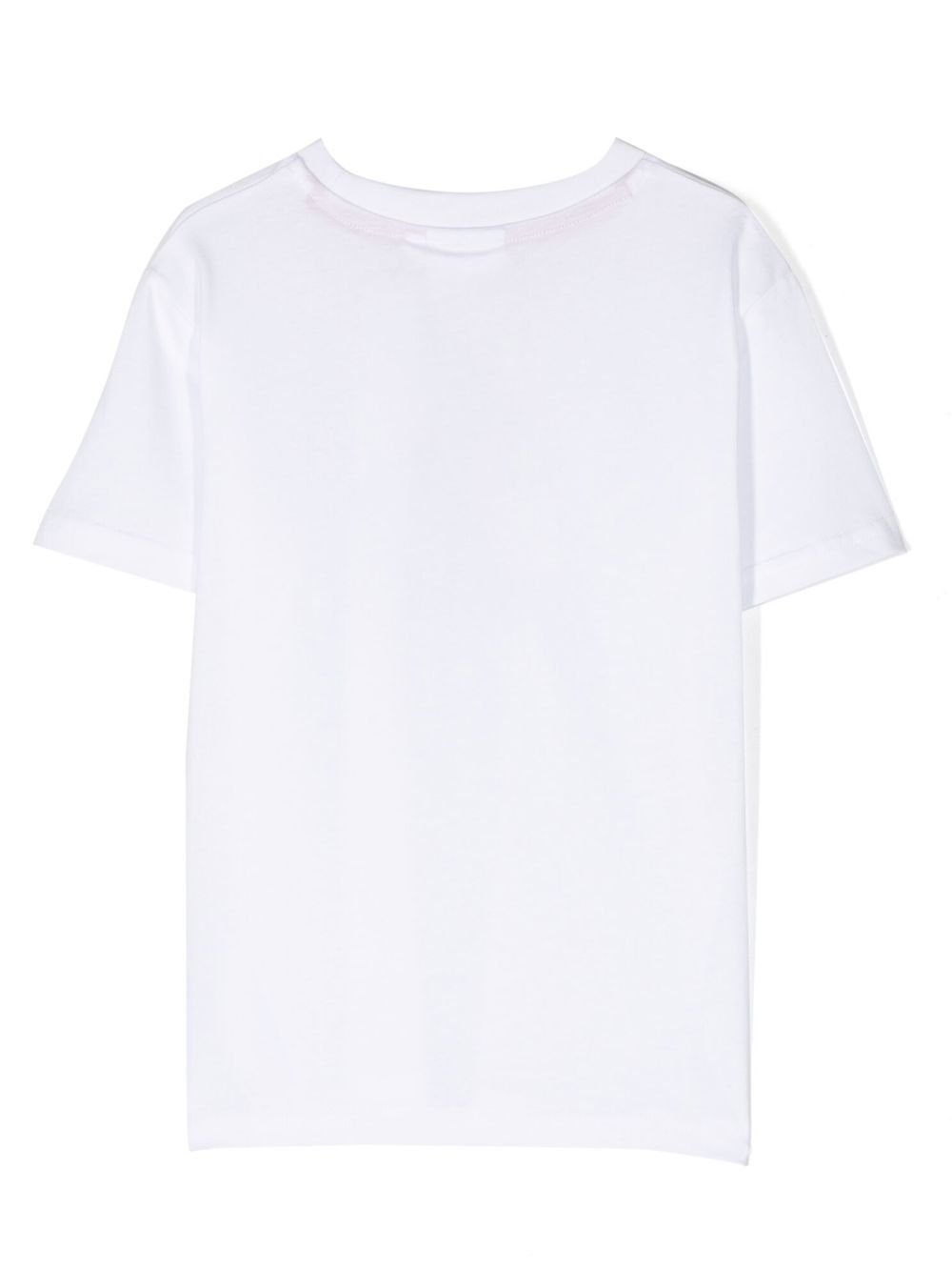 BOSS Kidswear T-shirt met logoprint - Wit