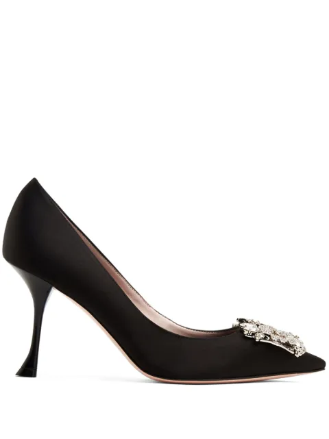 Roger Vivier Bouquet Strass 85mm buckle pumps