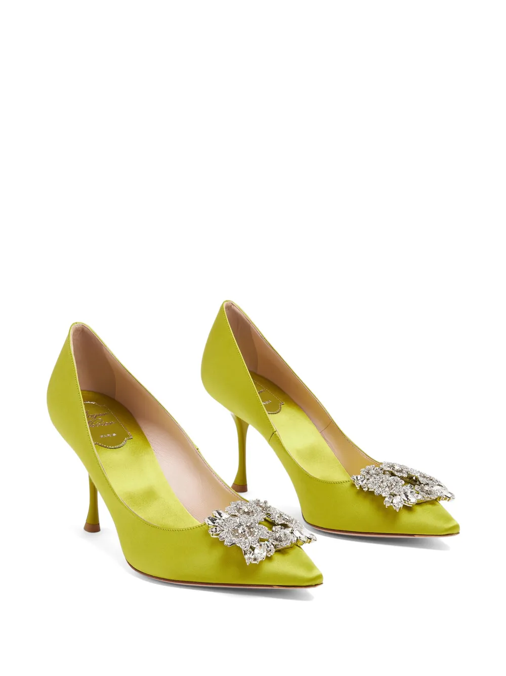 Bouquet Strass 85mm Buckle Pumps