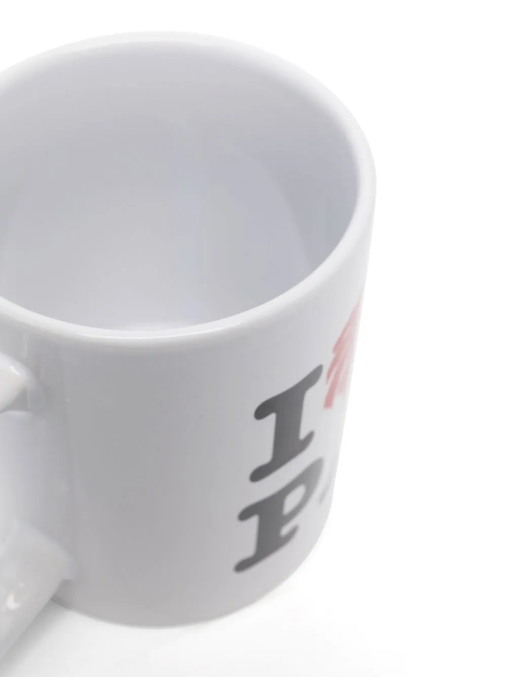 Palm Angels I Love Pa Ceramic Mug In Weiss