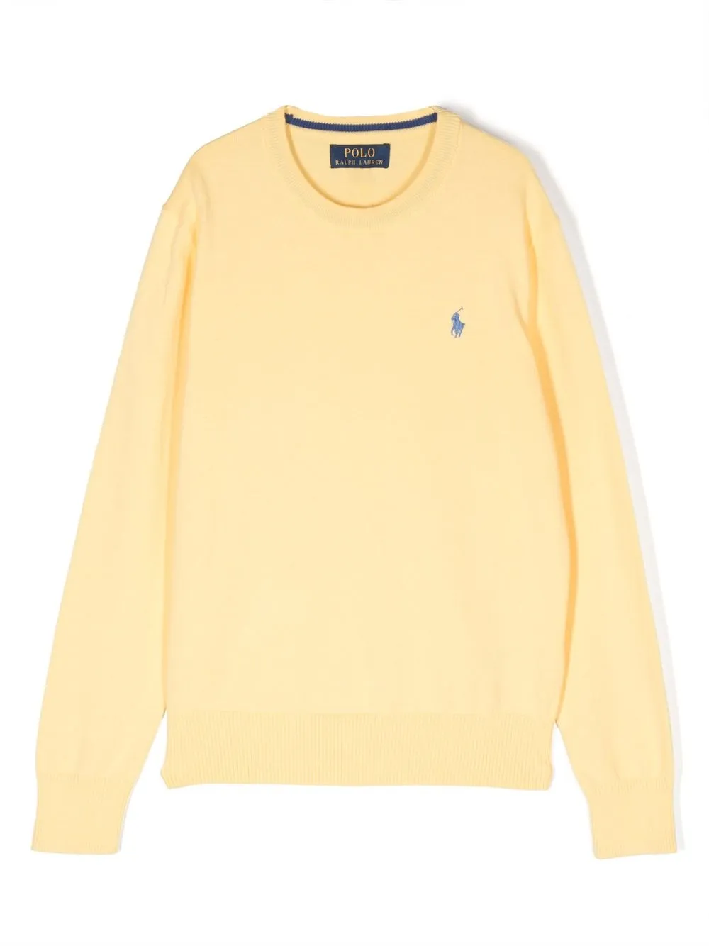 

Ralph Lauren Kids sudadera con logo bordado - Amarillo