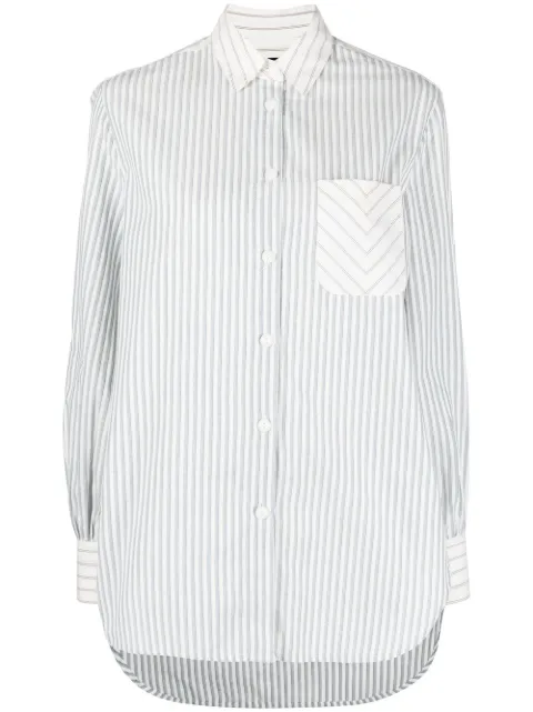 rag & bone contrasting stripe-print shirt